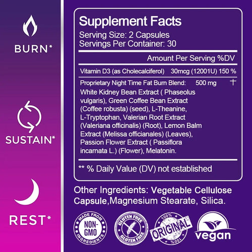 Night Time Fat Burner Supplement