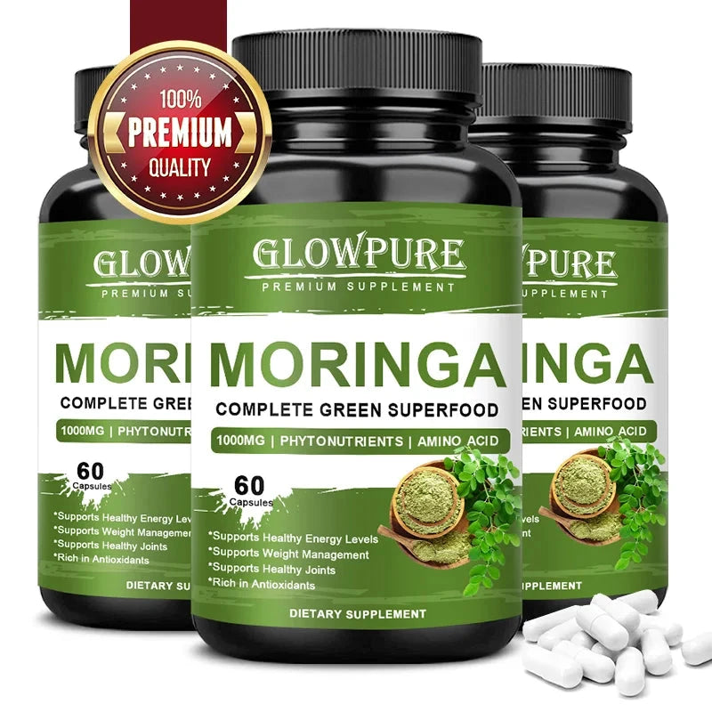 Pure Moringa Leaf Capsules