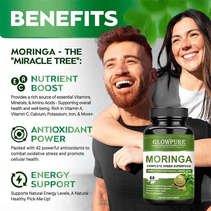 Pure Moringa Leaf Capsules